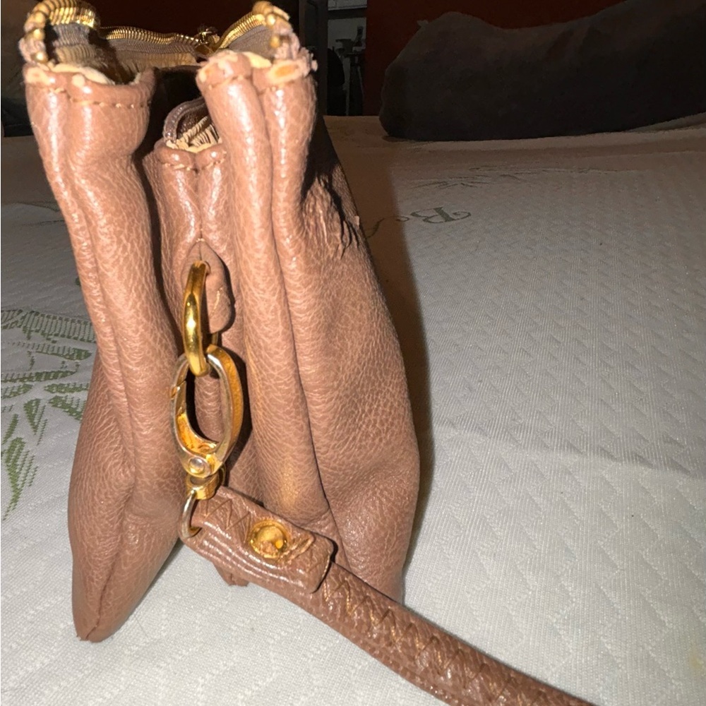 Classic Wristlet Clutch in Tan - Picture 3 of 6